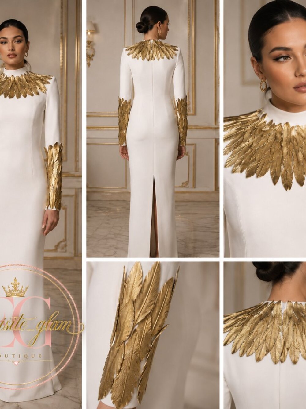 Gorgeous Bridal Gown Couture Designer Wedding Evening Formal Luxury Regal Dress